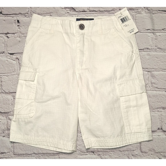 Polo Ralph Lauren Other - NWT Polo Ralph Lauren Boys White Ripstop Cargo Shorts Size 6 RL-1967